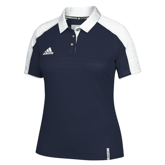 adidas Women's Climalite Modern Varsity Polo - Collegiate Navy/White - S