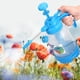 thumbnail image 3 of Rociador de agua a presión de 1,2 L, botella pulverizadora química para jardín, herramienta de jardinería (azul), 3 of 8