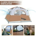 thumbnail image 3 of UNP Tents 6 Person Waterproof Windproof Easy Setup,Double Layer Family Camping Tent with 1 Mesh Door & 5 Large Mesh Windows -10'X9'X78in(H), 3 of 8