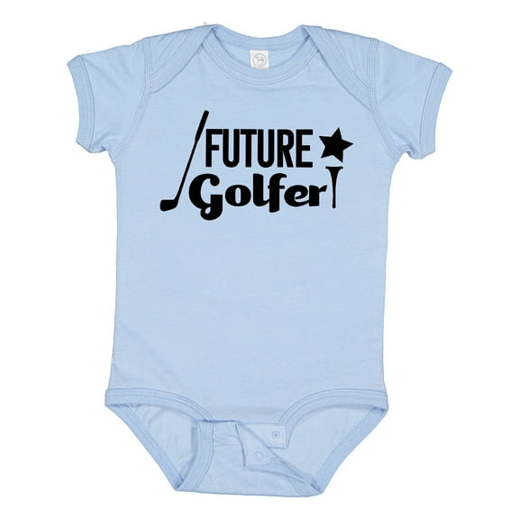 Inktastic Future Star Golfer Boys or Girls Baby Bodysuit