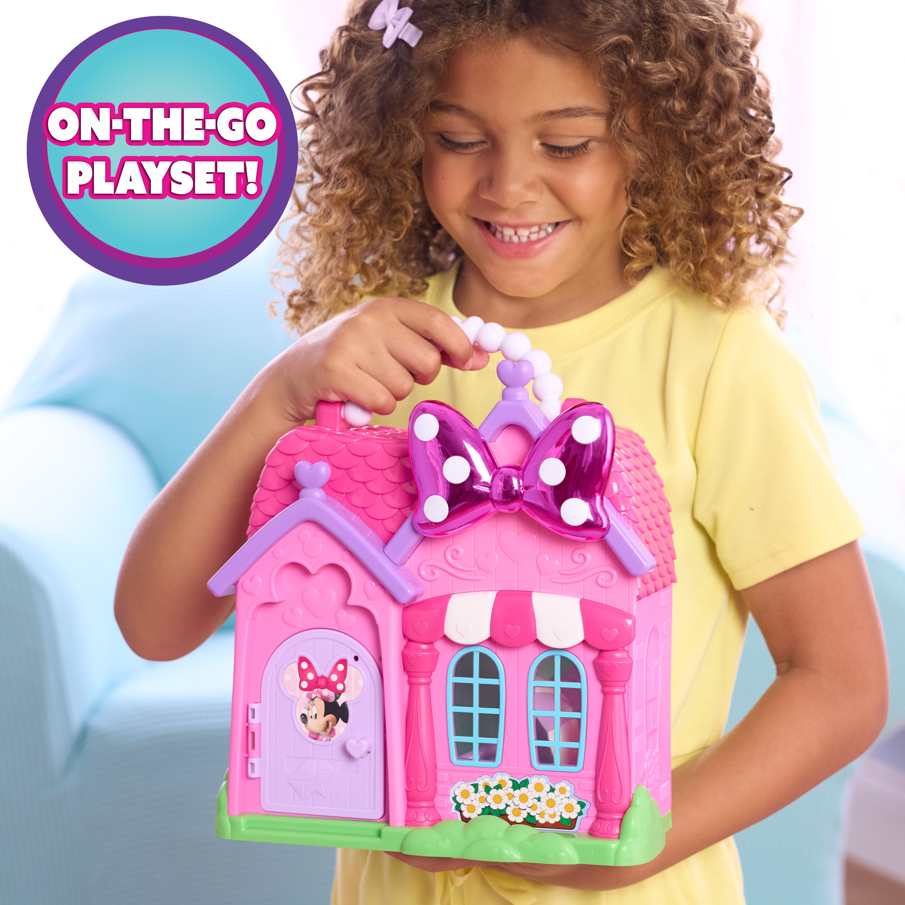 Disney Jr. Minnie Mouse Mini Mansion Playset Dollhouse photo 2