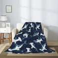 thumbnail image 2 of Throw Blanket for Couch Sofa and Bed, Cartoon Cute Hammerhead Shark Super Soft Plush Throw Blanket, Fuzzy Cuteness Comfy Warm Washable Flannel Blanket & Throws for All Season 40"x30", 2 of 5