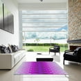 thumbnail image 7 of Ahgly Company Machine Washable Indoor Square Transitional Violet Purple Area Rugs, 7' Square, 7 of 7