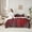 Red Gray, variant on Homewish Painting Graffiti 7-Piece Twin Bedding Sets,Minimalist Stripes Lines Bedding Comforter Set,Gray White Sheet Sets For Girl Boys,Super Cozy Room Decor Reversible