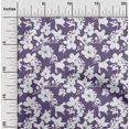 thumbnail image 1 of oneOone Cotton Flex Purple Fabric Florals Sewing Craft Projects Fabric Prints By Yard 40 Inch Wide, 1 of 4