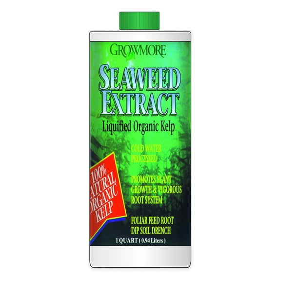 Grow More Seaweed Extract Natural Organic Kelp Liquid 0.10-0.10-0.15 32oz