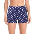 thumbnail image 5 of RELLECIGA Women's Stars High Waisted Swim Shorts Swim Board Shorts for Women Size L, 5 of 9