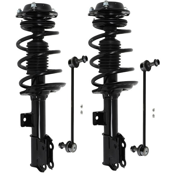 SCITOO Strut Shock for 2011-2016 for Hyundai Elantra Front Complete Strut Spring Assembly Stabilizer Bar Link Kit 4PCS