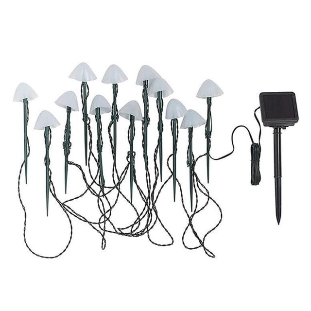 Advancent Luz LED resistente al agua diseño de energía Solar lámpara de cadena de setas fotosensibilidad inteligente linterna decorativa No se Iluminación y accesorios