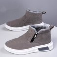 thumbnail image 5 of fashion-snow-boots-for-men-winter-warm-flat-cotton-plush-shoes-with-side-zipper-casual-daily-fleece-ankle-boot, 5 of 8