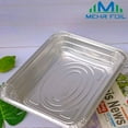 thumbnail image 5 of Mehr 9" x 13" Heavy Duty Deep Aluminum Pans, Half Size Medium | 100/Case, 5 of 5