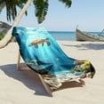 thumbnail image 5 of Riecok Beach Towels beach Summer Oversized Microfiber Beach Towel bath towels Multicolor, 5 of 10