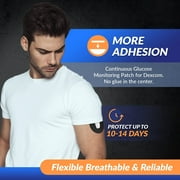 OhmRx Dexcom G6 Adhesive Patches – Waterproof, Hypoallergenic, Pre‑Cut Overpatches for Secure Sensor Wear, Multicolor, 25‑Pack
