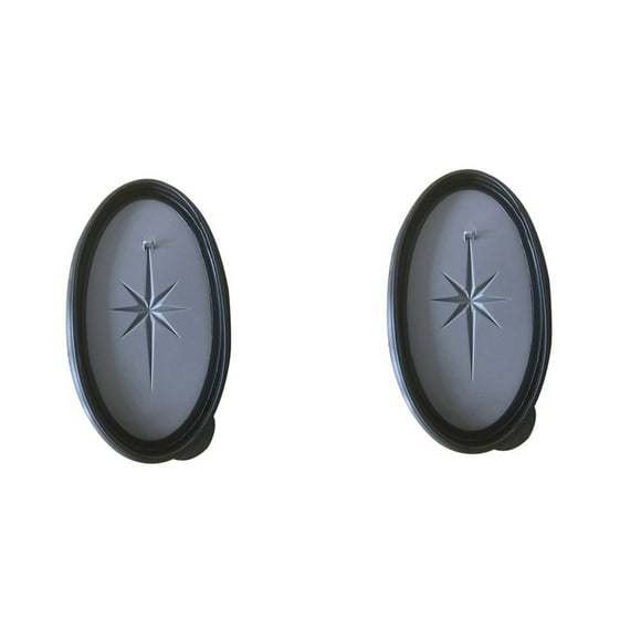 2X Hatch Cover Rowing Boat Deck Plate Boat Deck Hatch Cover Waterproof Boat Accessories,Gray