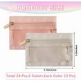 thumbnail image 2 of 24Pcs Jewelry Organizer Travel Jewelry Bags Velvet Mini Jewelry Storage Pouch Small Clear Jewelry Zipper Pockets Case Gift, 2 of 9