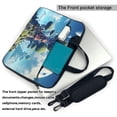thumbnail image 2 of Lsque Fantasy Treehouse Planet Scene Pattern Laptop Bag – Portable & Slim Single-Shoulder Computer Case with Adjustable Strap, Protective, Lightweight for 13”/14”/15.6” Laptops, 2 of 8
