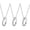 J: Silver 3, variant on BFF Best Friends Necklace Rings for Women Men Initial Letter Best Friend Forever Love Heart Rings Necklace for 2 3 Gradution Jewelry Set