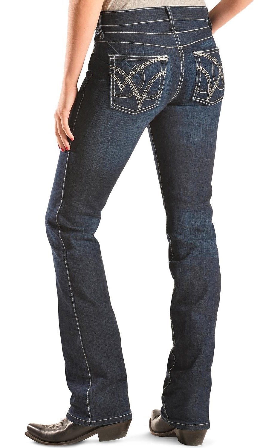 wrangler wrq25st wr west jeans-womens wmns wstrn qbaby urj booty up ...