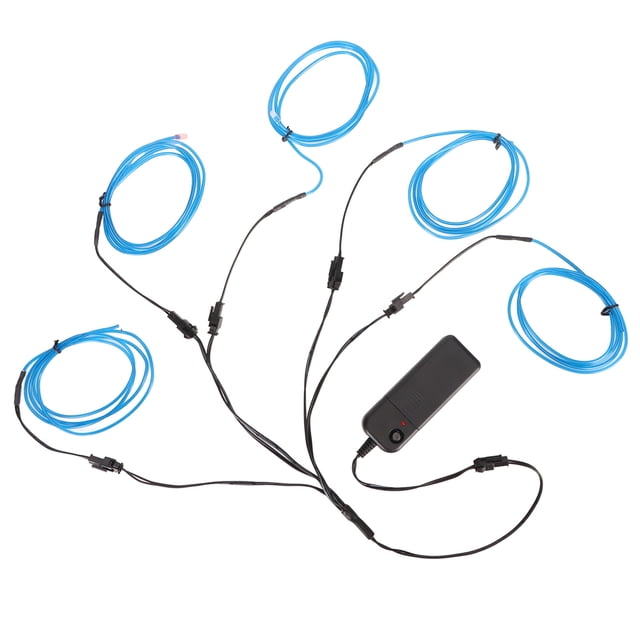 Cable EL, Cable De Luz De Neón, Protección Ocular Decorativa Con Reducción De Ruido Para Coche Para Fiesta De Navidad