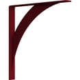 thumbnail image 1 of Ekena Millwork BKTM02X20X20LEHRE Support en Acier Legacy, 2"W x 20"D x 20"H, Martelé Rouge Vif, 1 of 1