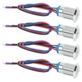 thumbnail image 3 of Mini Rond Mené, Ferme Double Couleur Conduit pour la Modification d'Ordinateur pour les Machines-Outils CNC pour la Modification de Voiture pour les Commutateurs de Contrôle d'Accès Rouge et Bleu, 3 of 8