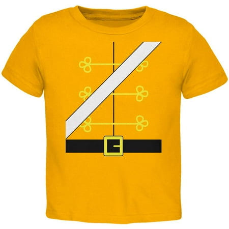 

Christmas Toy Soldier Nutcracker Costume Toddler T Shirt Gold 2T