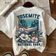 thumbnail image 1 of 1pc Summer New 100% Cotton " NaTioNaL PaRK"Double Sided Print Round Neck Short Sleeves Girls' T-shirts, 1 of 6