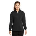 thumbnail image 1 of Sudadera con cremallera de 1/4 para mujer Sport-Tek®. LST253 deporte-tek LST253, 1 of 1