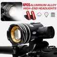 thumbnail image 1 of QJUHUNG 40000LM USB Rechargeable LED MTB Bicycle Light Racing Bike Front REAR Headlight, 1 of 8