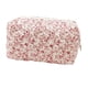 thumbnail image 5 of Organizador de cosméticos Neceser con estampado de flores para mujer, bolsa de maquillaje de viaje multifuncional ligera, bolsa de cosméticos para el Rosa claro, 5 of 8