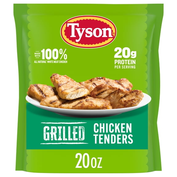 Tyson Grilled Chicken Tenders, 20 oz (Frozen, Fully Cooked)
