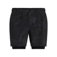 thumbnail image 5 of Athletic Works Men's and Big Men's 2 in 1 Gym Shorts with Liner, 6" & 8" Inseams, Sizes S-3XL, 5 of 5