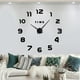 thumbnail image 2 of Reloj de pared grande silencioso sin marco DIY moderno, pegatina de espejo 3d, relojes grandes de Metal, reloj de pared para sala de estar, cocina, hogar, oficina, dormitorio, decoración escolar ACTIVE Biensenido a ACTIVE, 2 of 5
