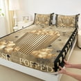 thumbnail image 4 of Castle Fairy Teens Vintage Movie Theater 4 Pieces Queen Sheet Sets,Cinema Popcorn Ultra Soft Flat Sheet,Retro Filmstrip Queen Fitted Sheet,Breathable Home Decor, 4 of 7