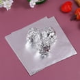 thumbnail image 4 of FRCOLOR tinfoil wraps 300PCS Tin Foil Food Grade Wrapping Paper Delicate Aluminium-foil Paper for Tea Candy (Silver Smooth Style),3.94"X3.94"(LxW), 4 of 4