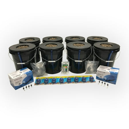 Deep water culture hydroponic 8-plant system (Best Nutrients For Deep Water Culture)