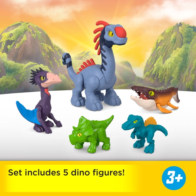 Fisher-Price Imaginext Jurassic World Rebirth Set with 6 Action