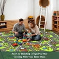 thumbnail image 2 of Arenarug 60"x36" City Road Car Play Rug, Kids Map Washable Non-Slip Educational for Children, Playroom Classroom, 2 of 8