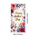 thumbnail image 3 of Floral Happy Mother's Day Backdrop Banner Decoration Background Flower Print Party Supplies Wall Hanging Photography Props Mother's Day Celebration, 3 of 7