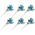 thumbnail image 4 of COSMOBETTY Fake Berry Branches Blue Plastic for Users Who Enjoy Diy Decoration 6Pcs 11.8x3.9in, 4 of 7