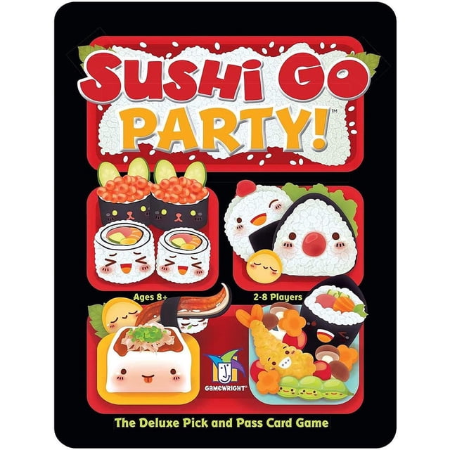 Sushi Go Party kortspel | Ålder 8+ | 2-8 spelare | 20 minuters speltid