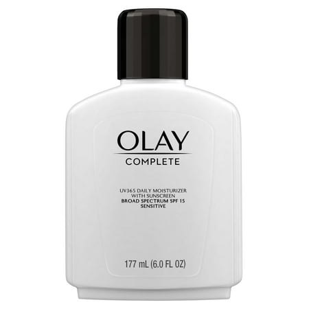 Olay Complete Lotion Face Moisturizer with SPF 15 Sensitive, 6.0 oz