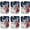 6pcs, variant on 250th Anniversary Whiskey Bottle Glass, 2026 USA Heritage Commemorative Decanter Patriotic for Bourbon or Wine Independence Day Home Bar Glasses Father Dad Veteran Gifts