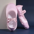 thumbnail image 4 of Mgmyaa Girls Dance Shoes for Ballet and Performance with Sparkling Crystals and Soft Sole Ballet Slippers for Little and Big Kid, 4 of 5