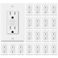 thumbnail image 1 of GFCI Outlets ELECTECK, paquete de 20 amperios con indicador LED blanco, 1 of 7