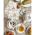 thumbnail image 4 of Easter Bunny Kitchen Dish Towels for Drying Dishes Set of 3, Spring Easter Eggs Botanical Waffle Weave Microfiber Hand Tea Bathroom Towels Quick Dry & Absorbent Towel 15.7x23.6, 4 of 7