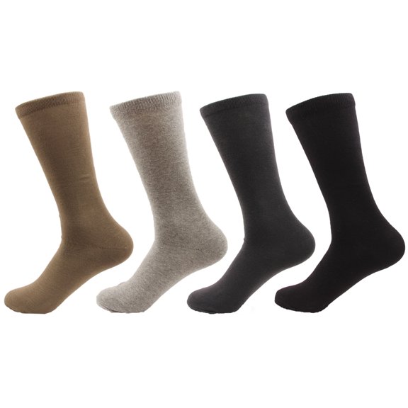 Men's M/L Rayon from Bamboo Fiber Socks - Assortment 99 - 4prs, Size 6-10