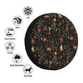 thumbnail image 4 of Salouo Pumpkin Plant Garden Print Spare Tire Cover 14-17 inch Spare Tire Protector Universal Tough Tire Wheel Cover for Trailer SUV and Truck-16 inch, 4 of 6