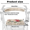 thumbnail image 6 of HELLHERO Rose Butterfly Vintage Rollator Seat Back Cover, Adjustable Buckle Stretchable Material Rollator Walker Seat and Backrest Covers with Soft Fabric, Washable Rollator Walker Seat Back Cover, 6 of 10