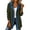 Army Green, variant on Hueook Fall Jackets for Women Patchwork Shacket Cordury Trendy Casual Open Front Cardigan Long Sleeve Coat Army Green S